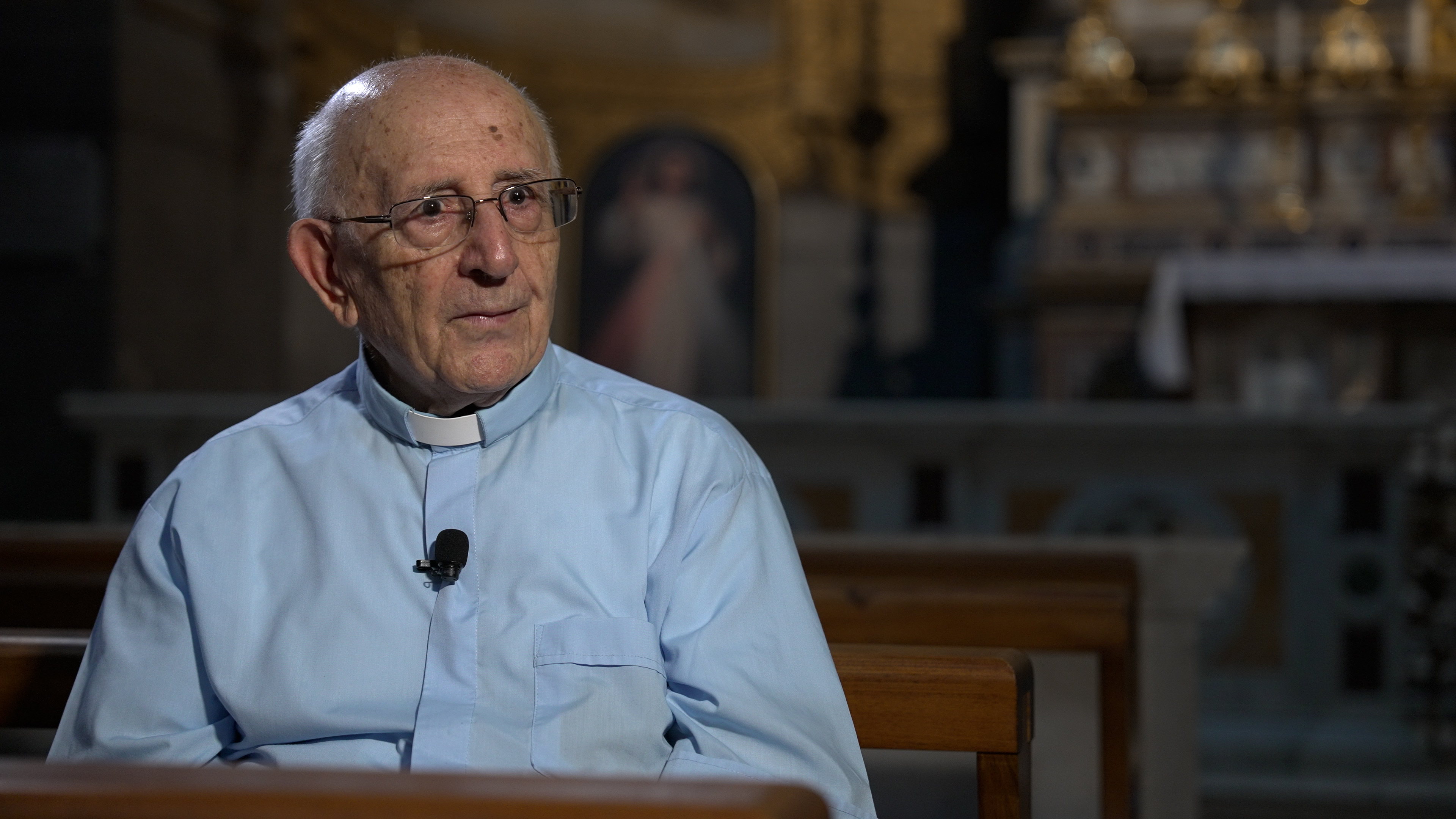 El sacerdote redentorista Ezio Marcelli, explica a EWTN Noticias esta historia que permaneció desconocida durante décadas. Crédito: EWTN Noticias.