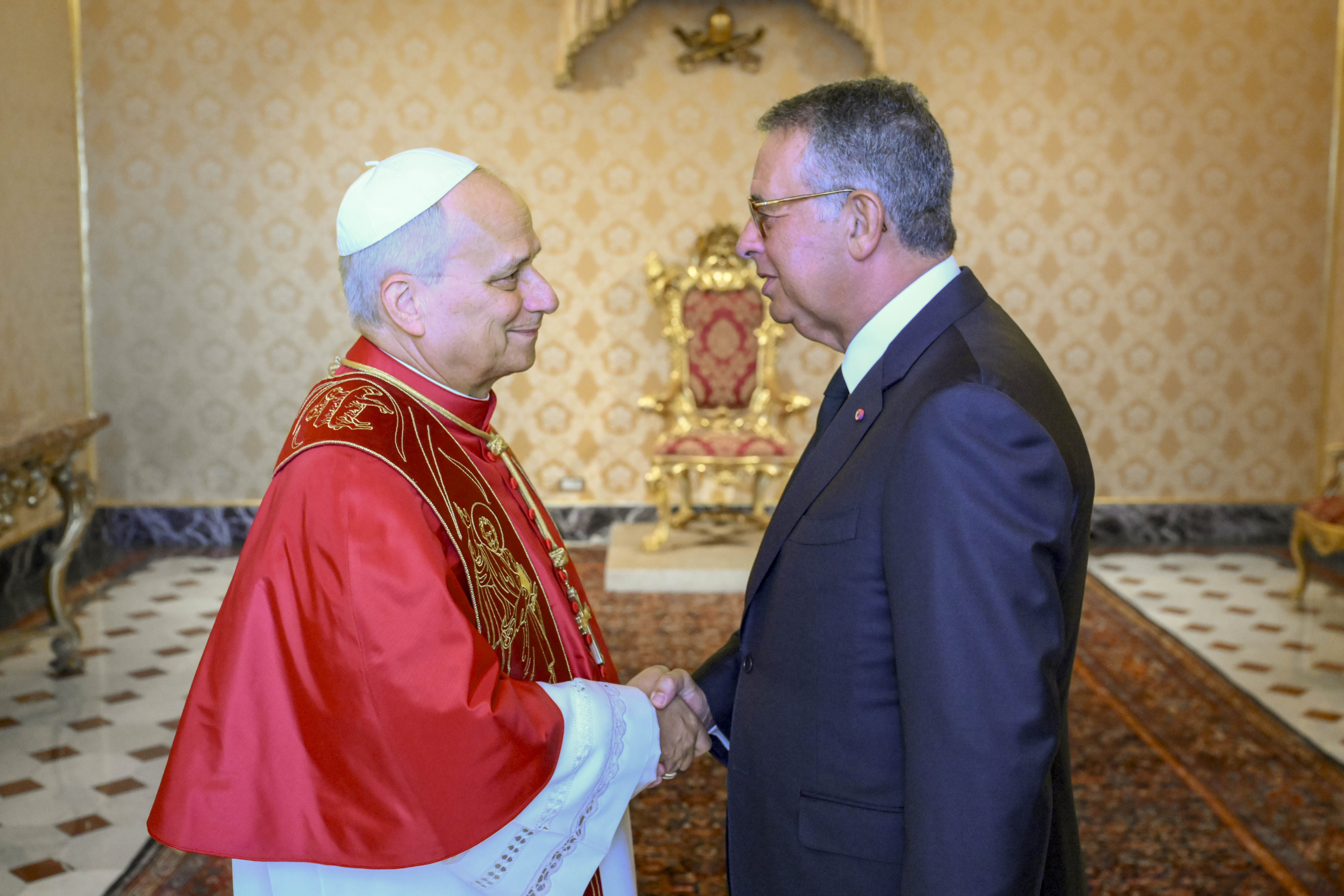 Pope Leo XIV with Portuguese President António José Seguro at the Vatican on Sept. 24, 2026. | Credit: Vatican Media