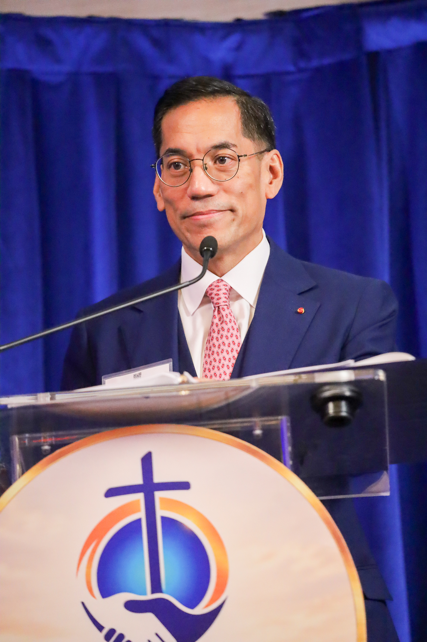 Catholic Faith Investor Summit founder and chair Roger Aguinaldo speaks at the New York Athletic Club on Sept. 17, 2026. | Credit: Photo courtesy of Catholic Faith Investor Summit
