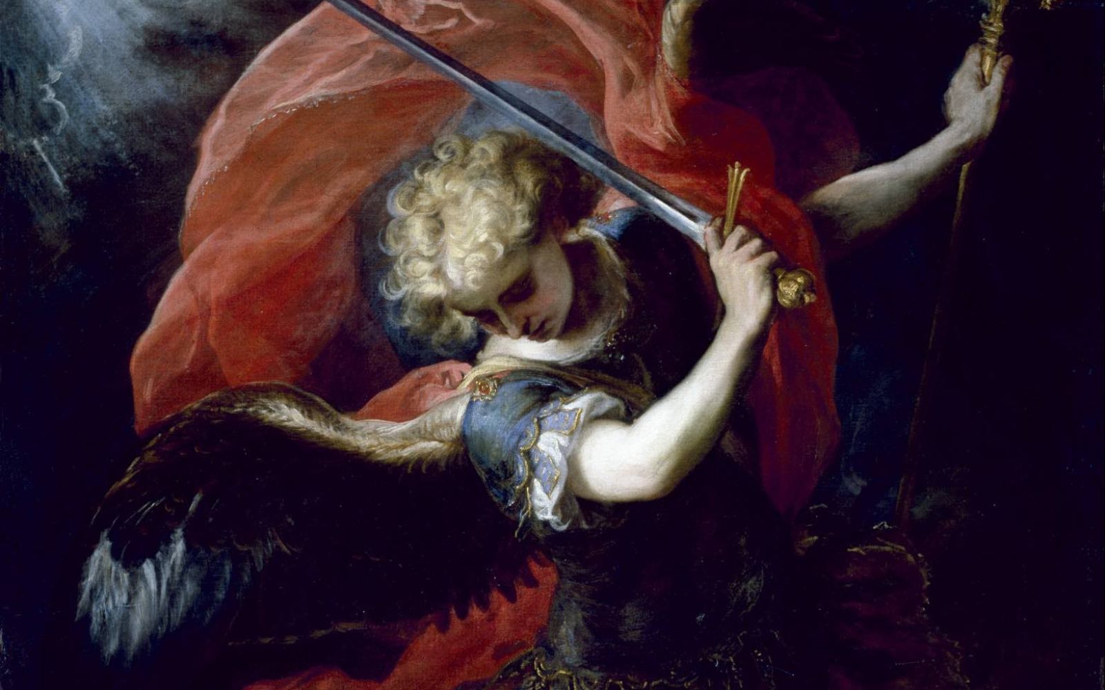 Pintura de San Miguel Arcángel de Claudio Coello (1660). Crédito: Dominio público / Wikimedia Commons.