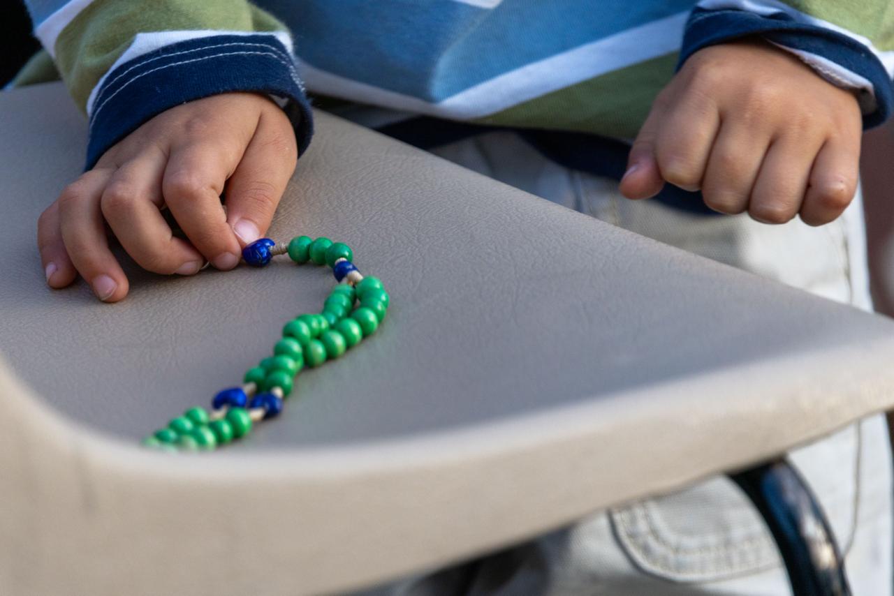 An estimated more than 700 children join in praying the rosary for peace with Pope Leo XIV on Oct. 1, 2026, in the Vatican Gardens. | Credit: Daniel Ibáñez/EWTN News/Vatican Pool