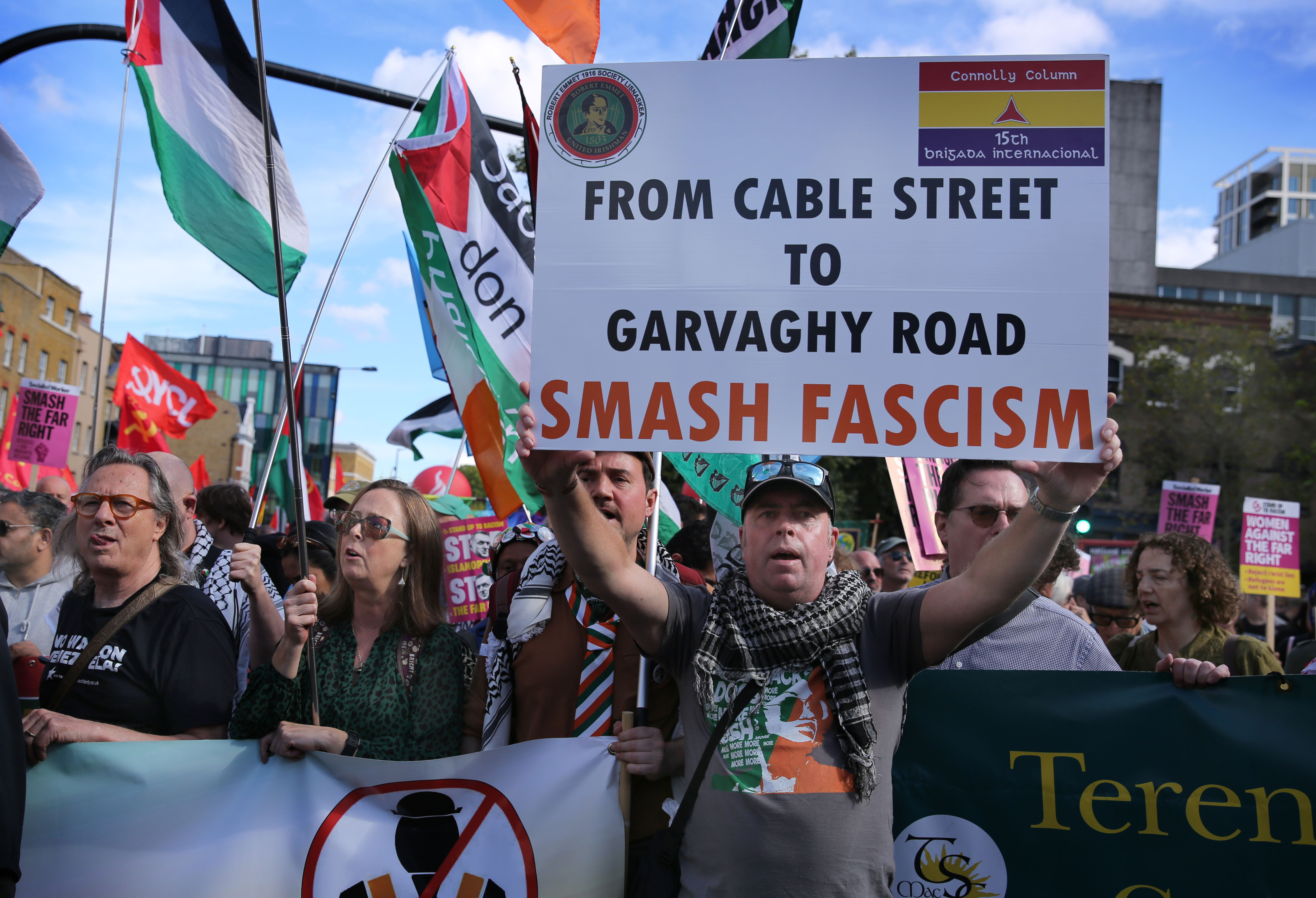 UK government blocks Northern Ireland unionist march through Catholic neighborhood