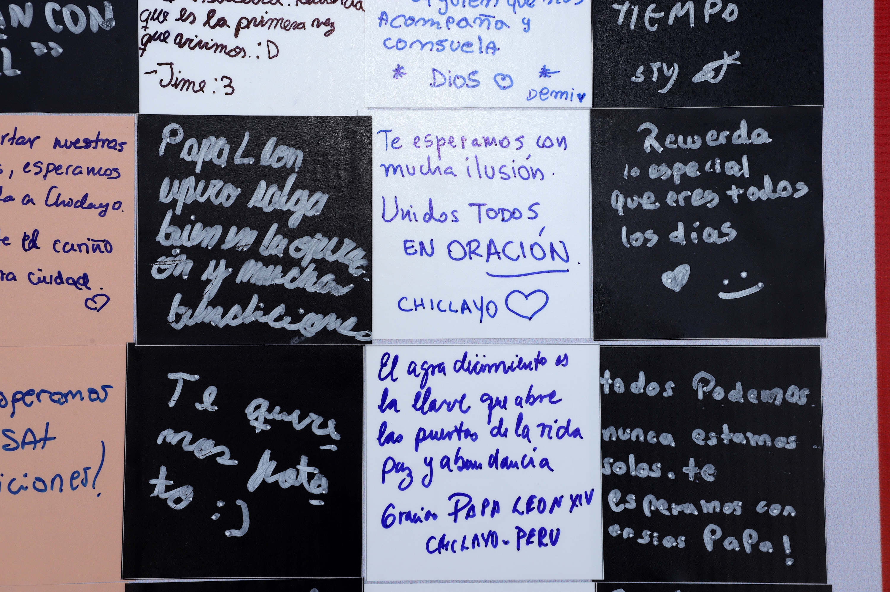 "Te esperamos con mucha ilusión. Unidos TODOS EN ORACIÓN CHICLAYO ❤️". Crédito: Juan Gil