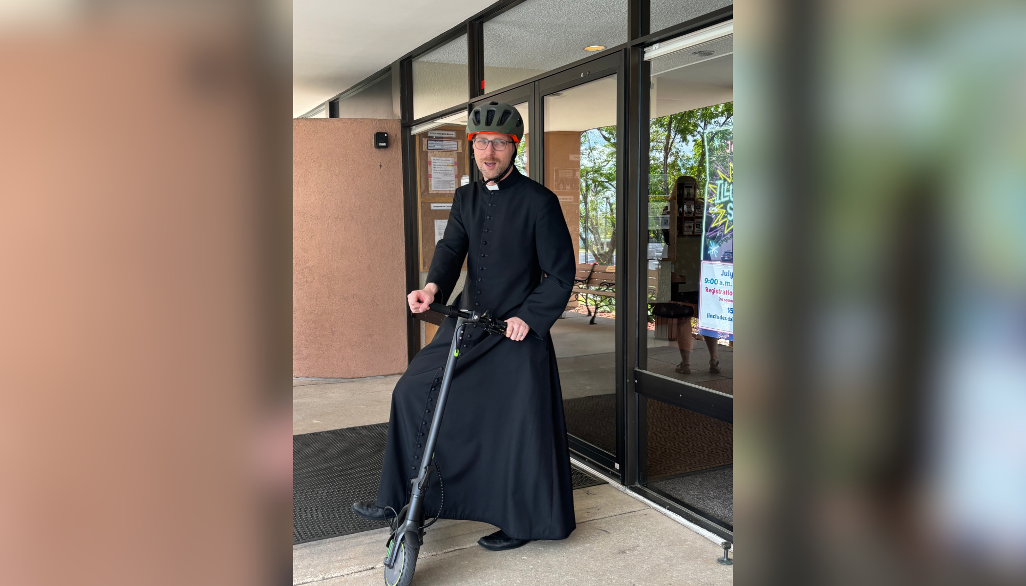 From electric scooter to viral videos, Denver priest finds new ways to evangelize