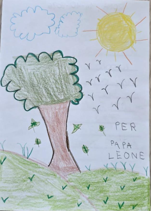 Los niños ingresados en el departamento de Oncología del Hospital Policlínico Gemelli mandaron dibujos y cartas al Papa. Crédito:  Hospital Policlínico Gemelli.