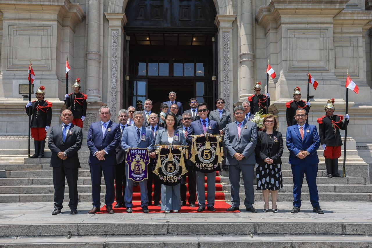 Señor de los Milagros ingresa a Palacio de Gobierno de Perú por primera vez en 40 años. Crédito: © ANDINA / Editora Perú.