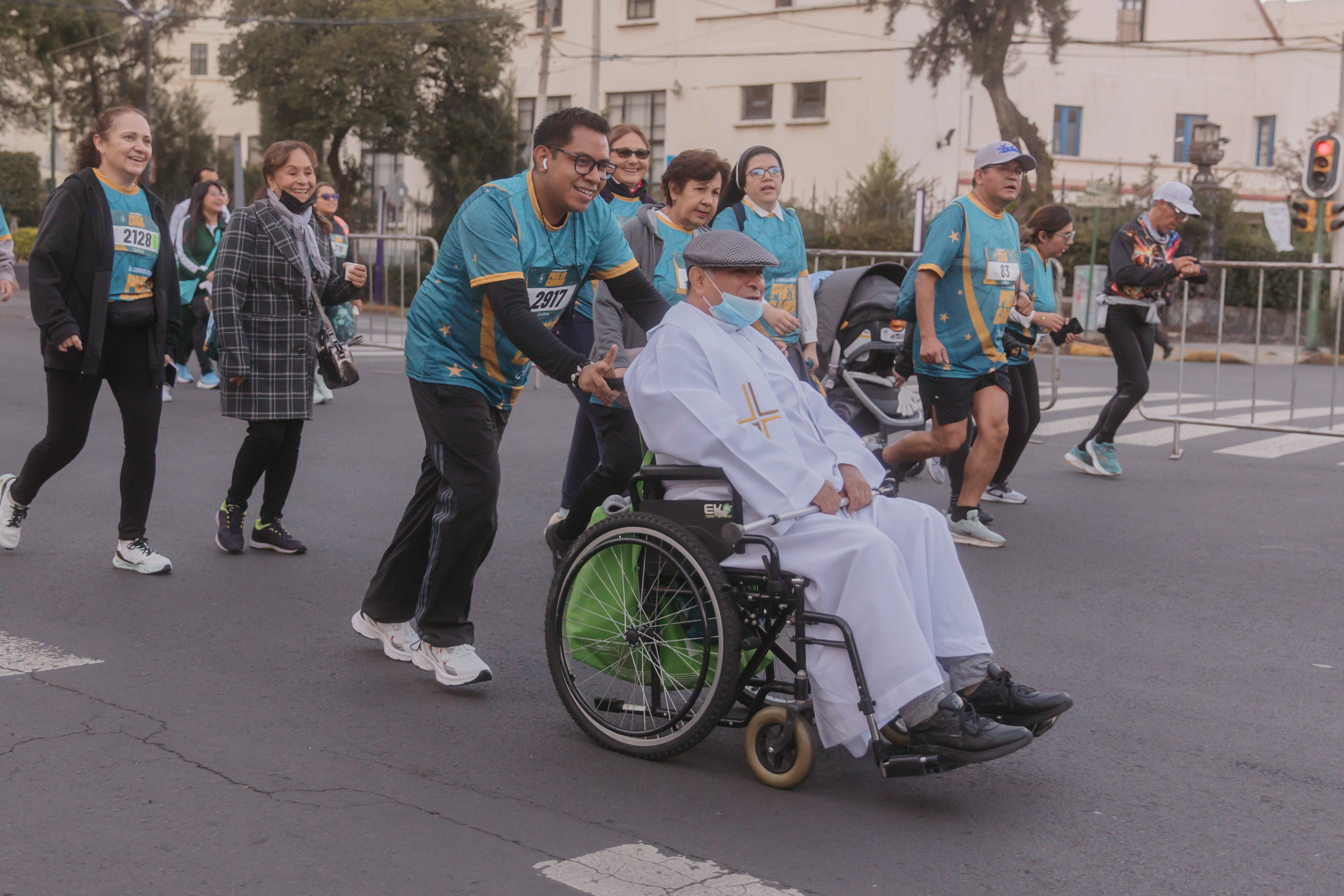 Cada persona, a su propio paso, participa en la carrera deportiva “Pies en Camino” el 20 de octubre de 2026. Crédito: María Langarica / Arquidiócesis Primada de México.