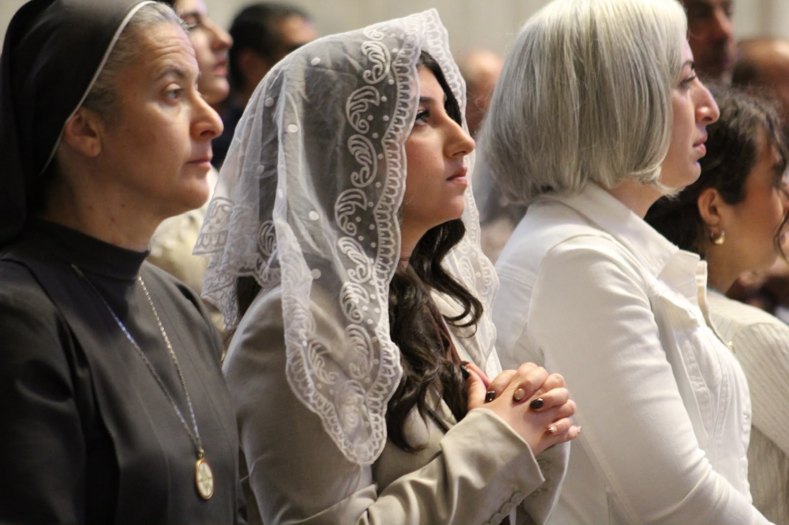 Hundreds of Chaldean Catholics gather at St. Peter's Basilica in Rome for Mass on Oct. 15, 2026. | Credit: Romy Haber
