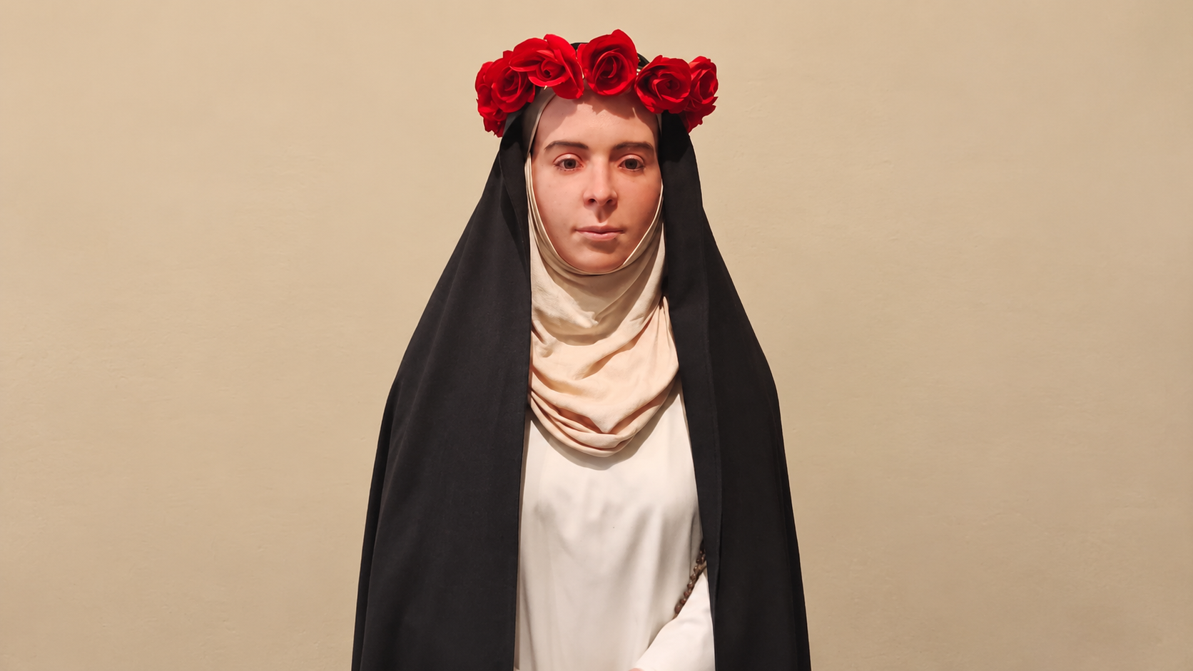 Estatua hiperrealista de Santa Rosa de Lima creada por Walt Witman. Crédito: Diego López Marina/EWTN News Español