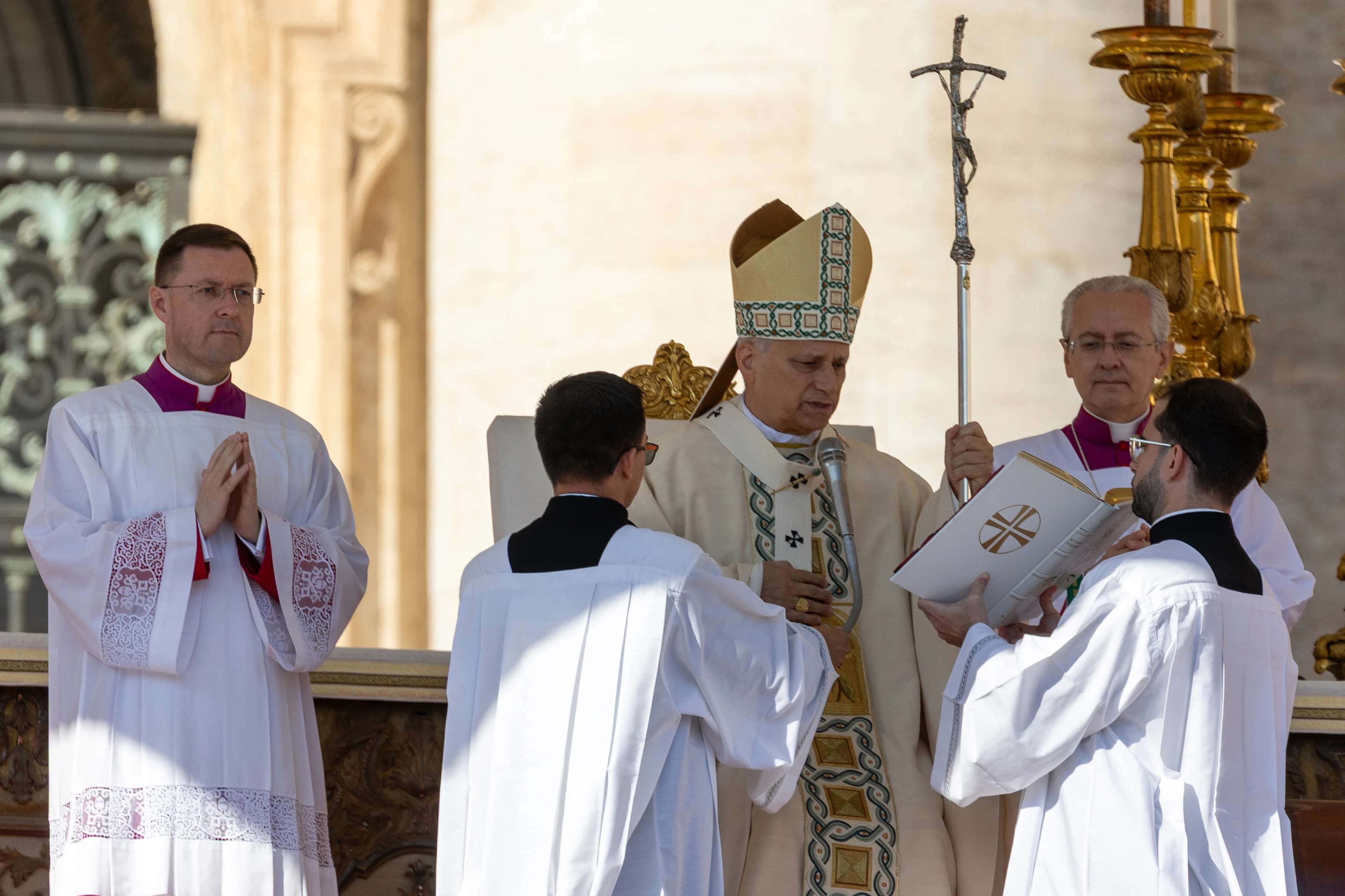 Paus Leo XIV proclameerde 7 nieuwe heiligen tijdens de canonisatiemis op het Sint-Pietersplein op 19 oktober 2025. Daniel Ibáñez/EWTN