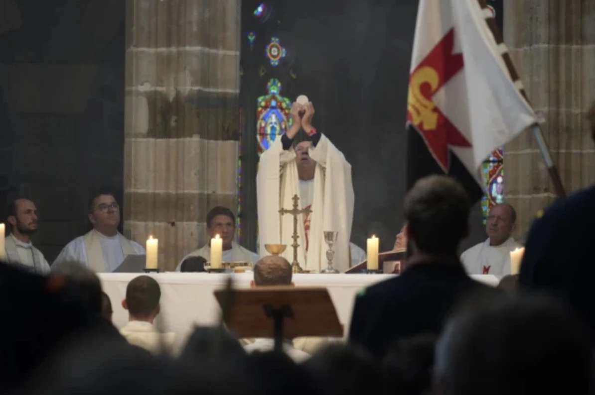 “Getuig van de kracht ontvangen in Vézelay.” Bron: Jean Drouet