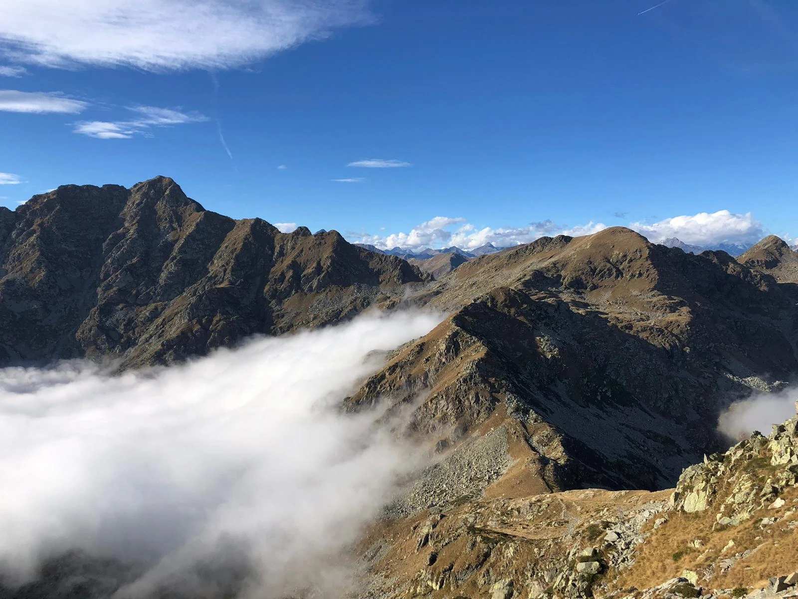 Katholieke pelgrims kunnen de "Frassati Trail" wandelen van het Heiligdom van Oropa tot aan de top van Mount Mucrone. Credit: Bénédicte Cedergren