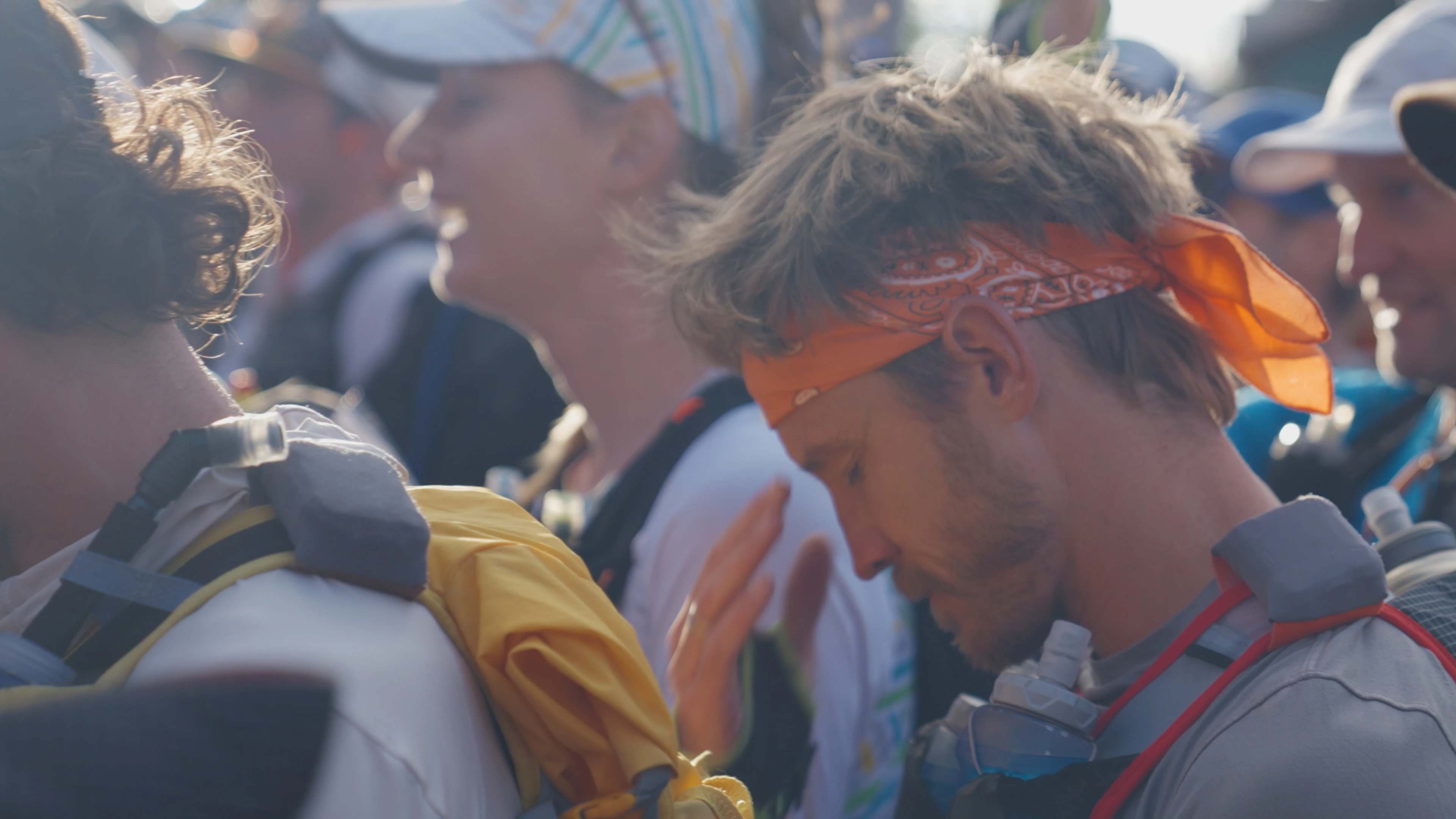 Jonathan Kuplack bij de start van "The Mammoth," die plaatsvond van 26-28 september 2025. Credit: Jacob Schmiedicke