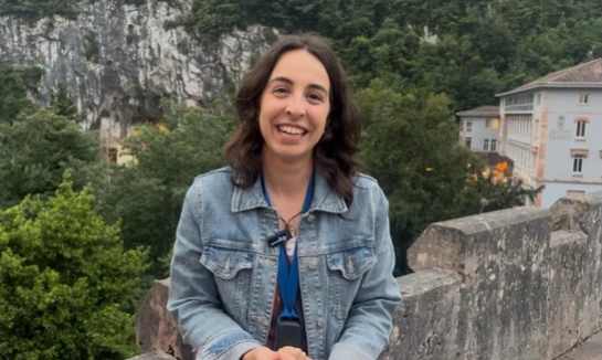 Nuria Leal, presentatrice van JEMJ 2025. Credit: EWTN News