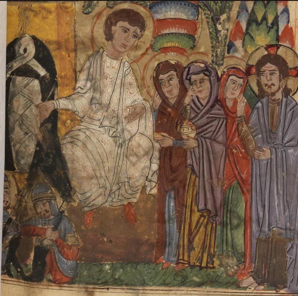 Het evangelie van Baghdeda manuscript. Credits: Vaticaanse Apostolische Bibliotheek