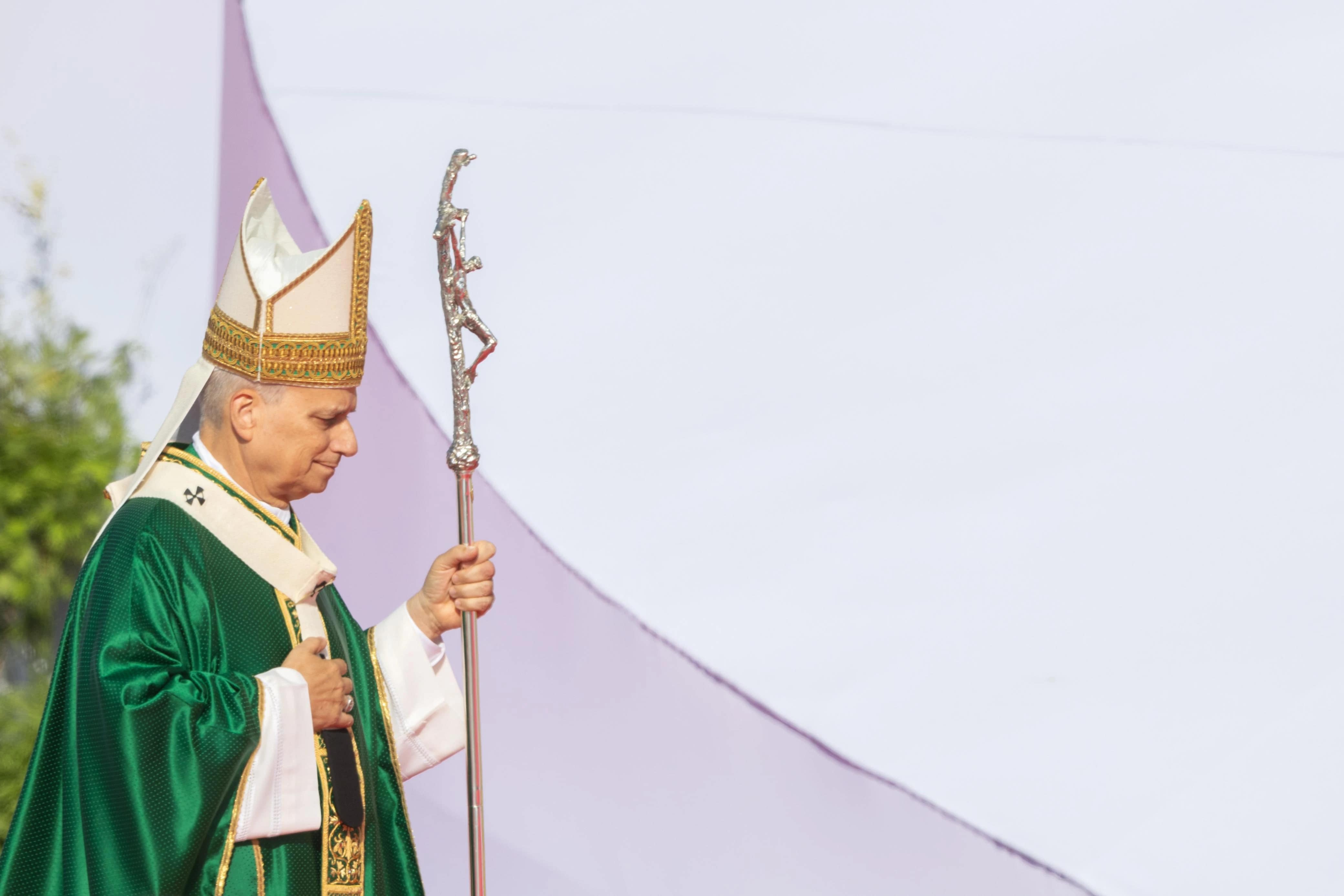 Paus Leo XIV vierde mis voor meer dan 1 miljoen jonge pelgrims aan de Universiteit van Rome Tor Vergata, aan de rand van Rome, op 3 augustus 2025. Credit: Daniel Ibanez/CNA