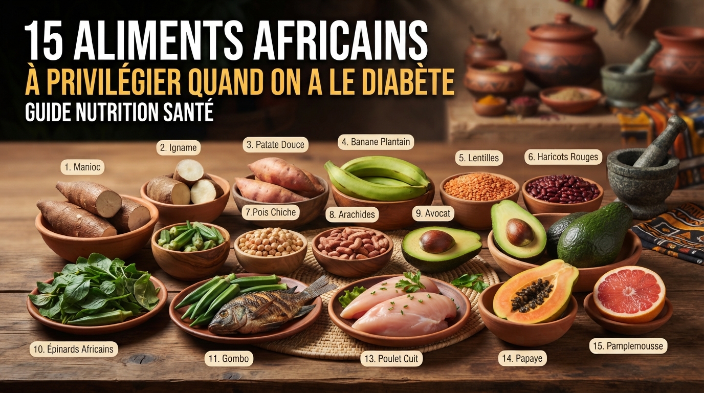 15 aliments africains à privilégier quand on a le diabète