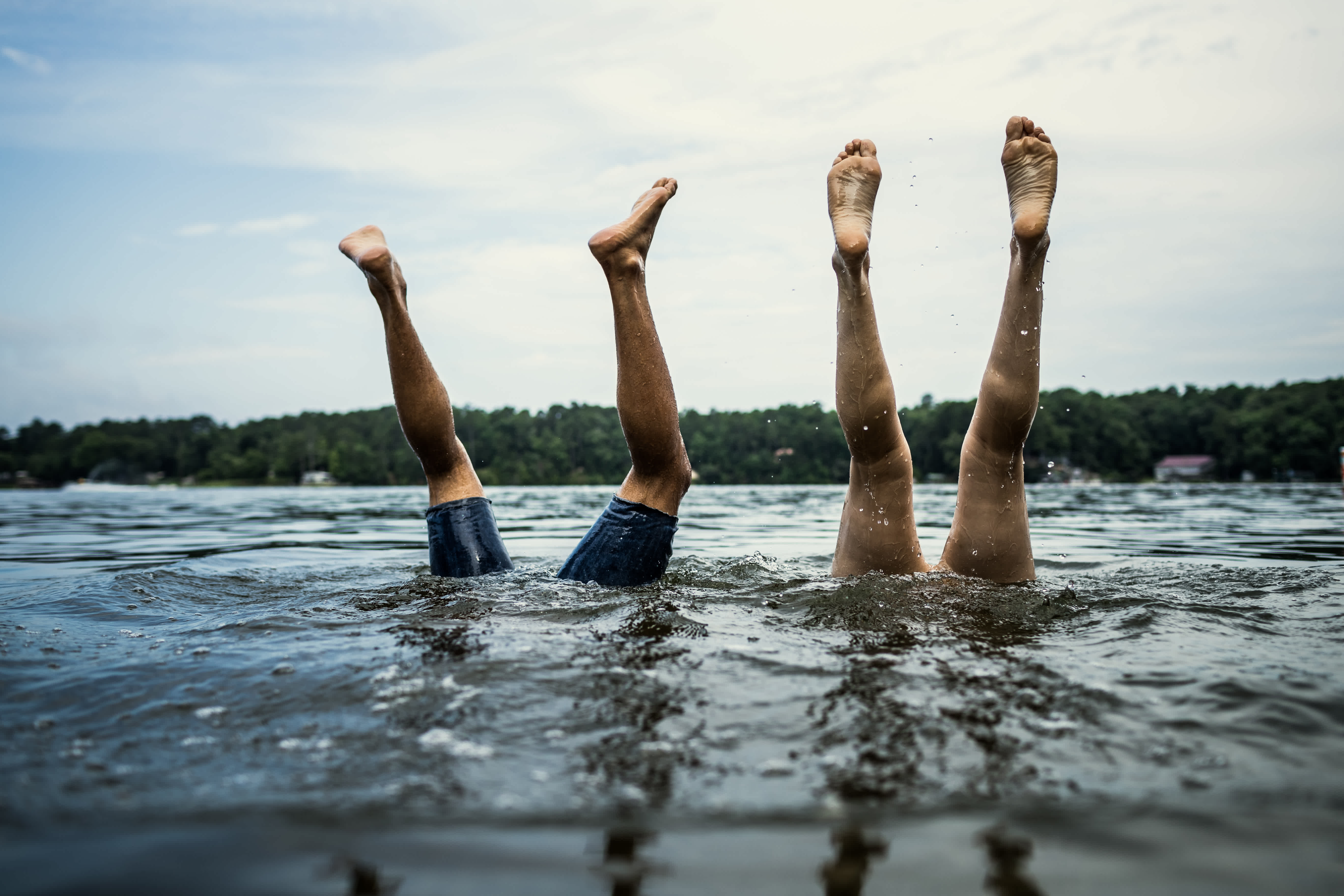 Serene ocean view with people enjoying water sports on Kiawah Island, South Carolina.