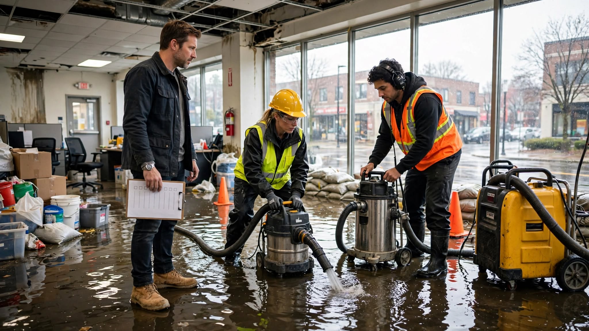 Commercial Flood Cleanup in Massachusetts