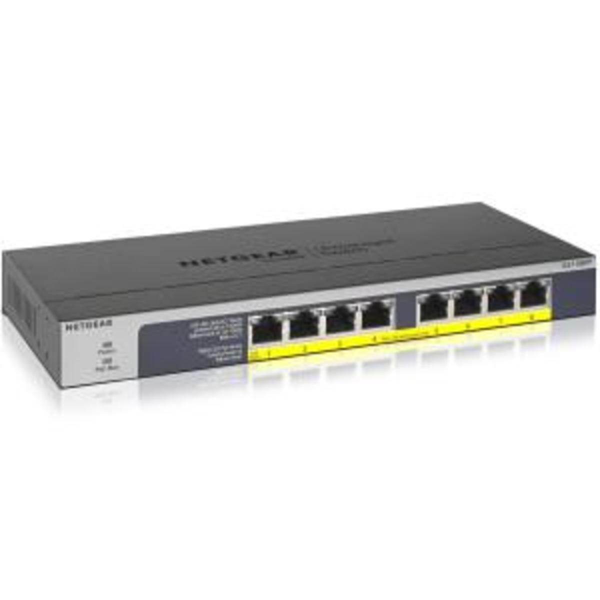 8Pt Poe/Poe+ Gigabit Unmanaged Swch