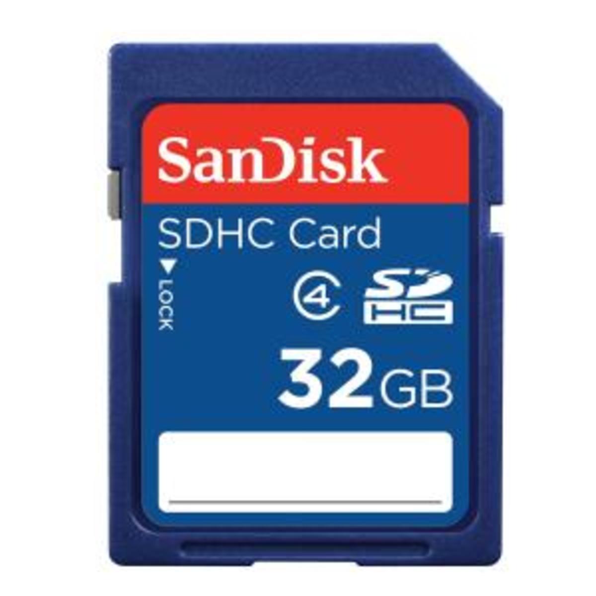 Flash Card 32GB Class 4 SD