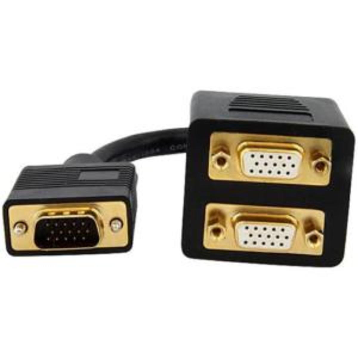 1 ft VGA to 2x VGA Video Splitter Cable