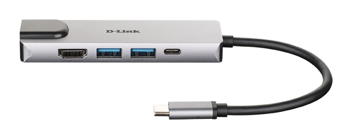 5-in-1 USB-C Hub - HDMI/ Ethernet/ Power