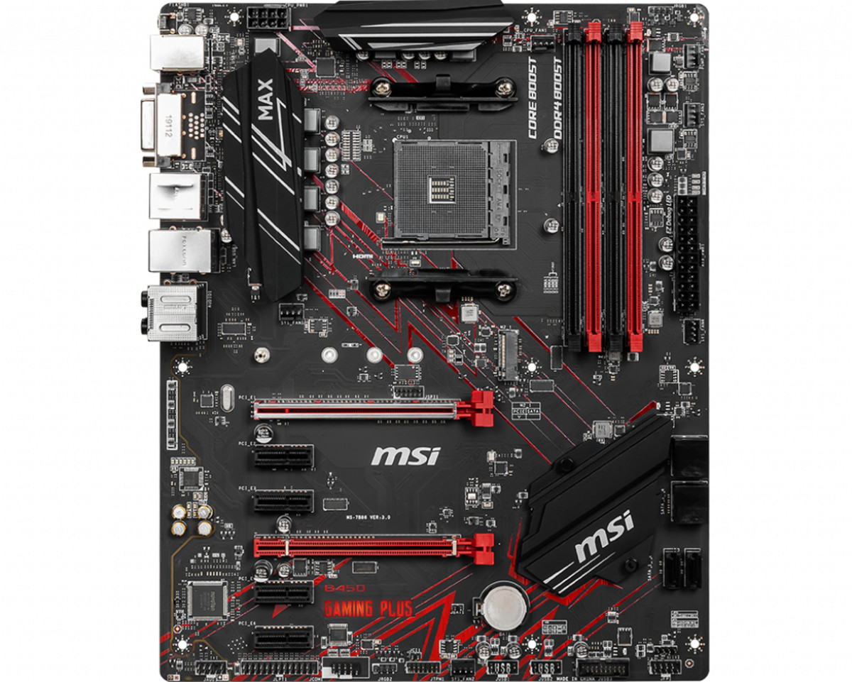 MB AMD AM4 B450 GAMING PLUS MAX D4 ATX