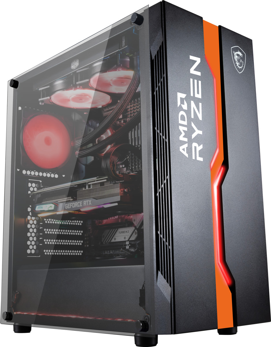 Case ATX MAG VAMPIRIC 011C RGB AMD Ed.