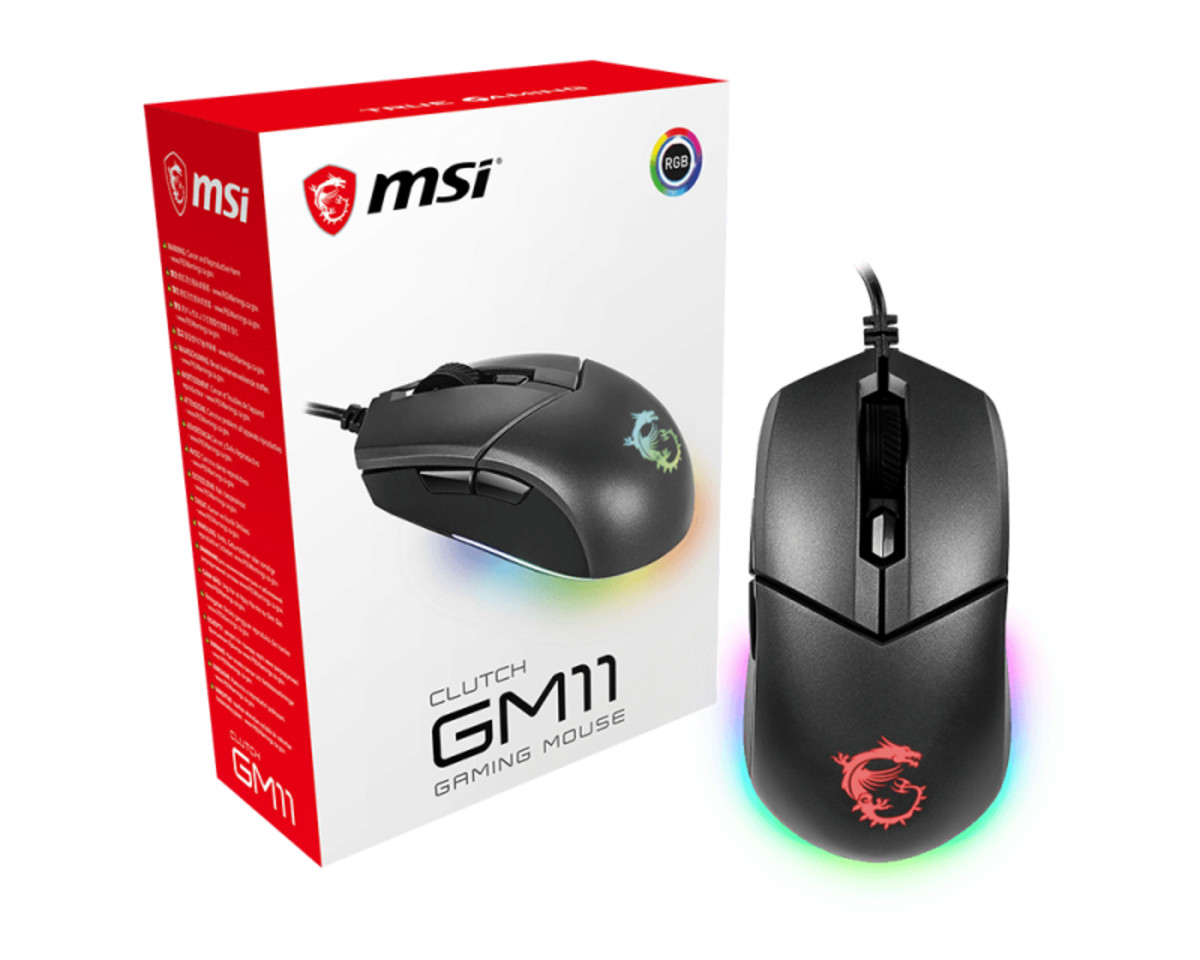 MOU USB Clutch GM11 Optical Blk RGB