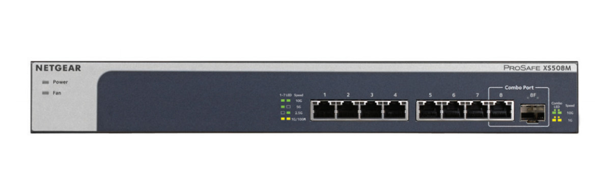 8Pt 10G/Multigigabit Unmanaged Swch