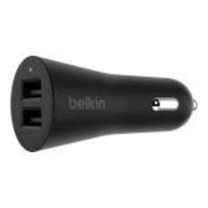 DualUSB Car Chrgr 2 x 2.4Amp Blk