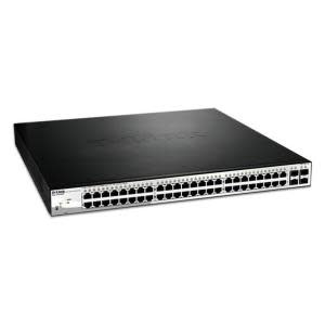 D-Link, 28-Port GB PoE+ Smart Switch- 4 SFP