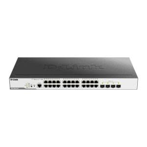 D-Link, 24P gig PoE and 4-port SFP Mged Switch