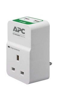 APC, SurgeArrest 1 Outlet 2xUSB Charger UK