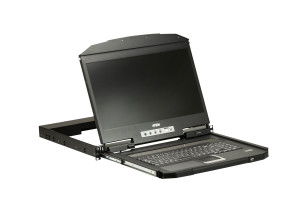 1U Ultra Short Depth 18.5 USB VGA LCD