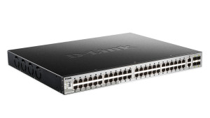 D-Link, 48 xPoE ports L 3 Stackable Managed Gig