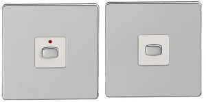 Energenie, MiHome Chrome 1 Gang Light Switch (2way)