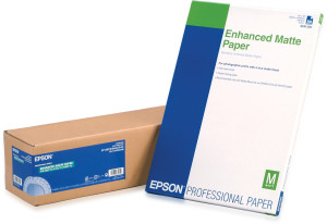 Epson, 24 x 30.5m Enhanced Matte Paper Roll Epson, 24 x 30.5m Enhanced Matte Paper Roll