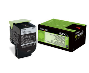 Lexmark, 802K Black Return Program Toner Cartridg