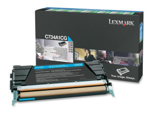 Lexmark, C734/6 RET CART 6K CYA Toner