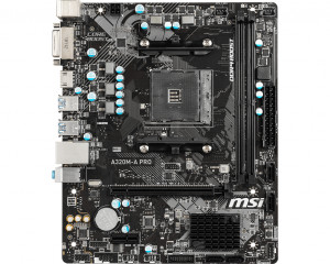 MSI, MB AMD AM4 A320M-A PRO D4 M-ATX MSI, MB AMD AM4 A320M-A PRO D4 M-ATX