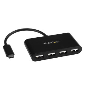 Startech, 4 Port USB C Hub - C to 4x A - USB 2.0