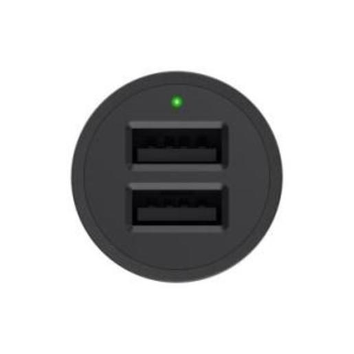 DualUSB Car Chrgr 2 x 2.4Amp Blk
