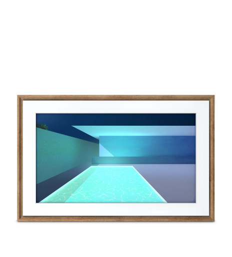 27inch (69cm) Canvas Dark Wood Frame
