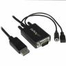 DisplayPort to VGA adapter cable
