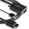 Adapter - VGA to HDMI - 2 m (6.6 ft.)