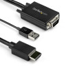 Adapter - VGA to HDMI - 2 m (6.6 ft.)