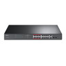 16-Port 10/100Mbps + 2-P Gig Unman PoE