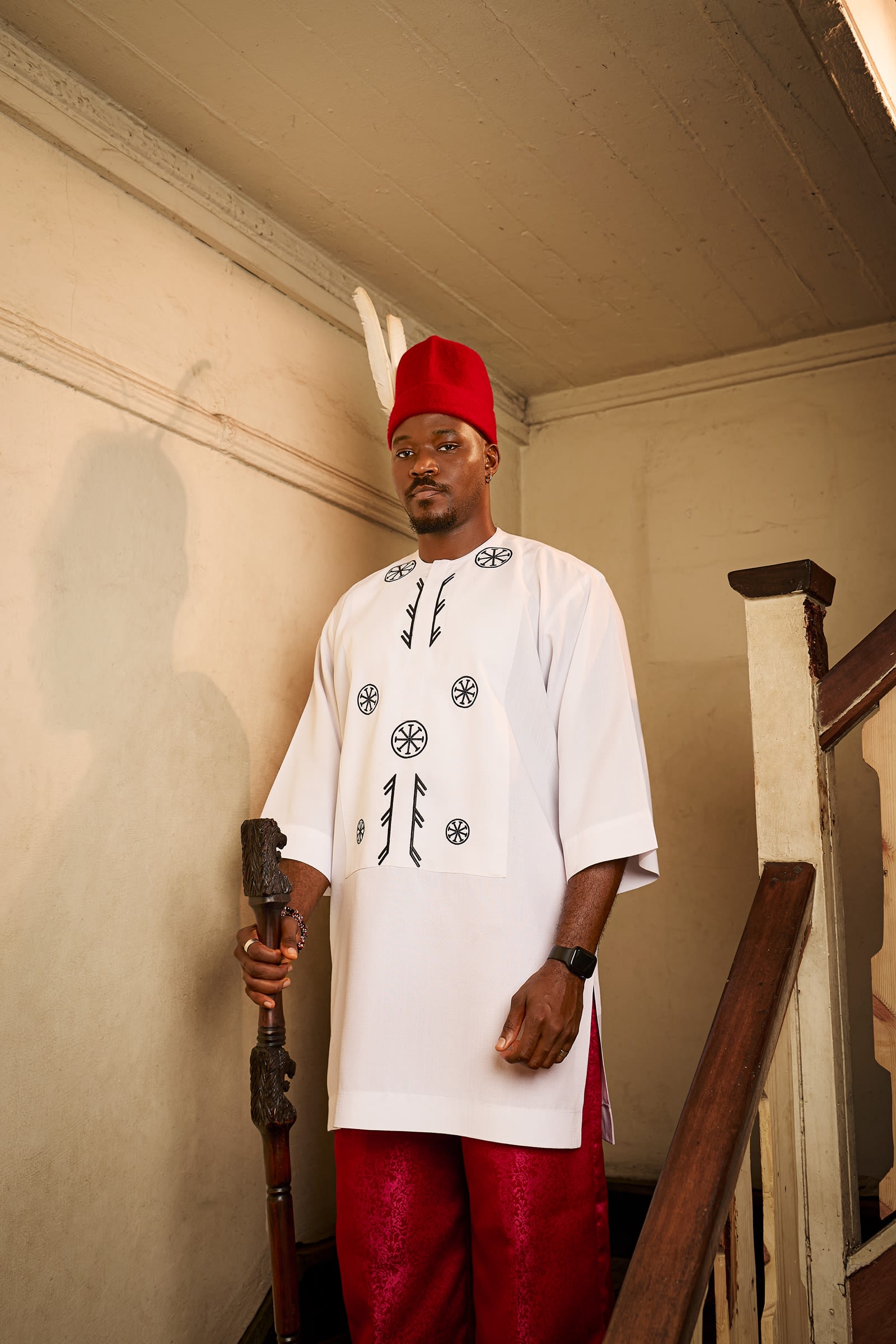 White Embroidered Buba & Sokoto